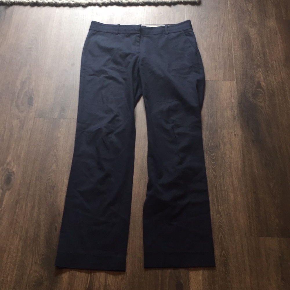 J. Crew Women’s Favorite Fit Pants Navy Blue 4
